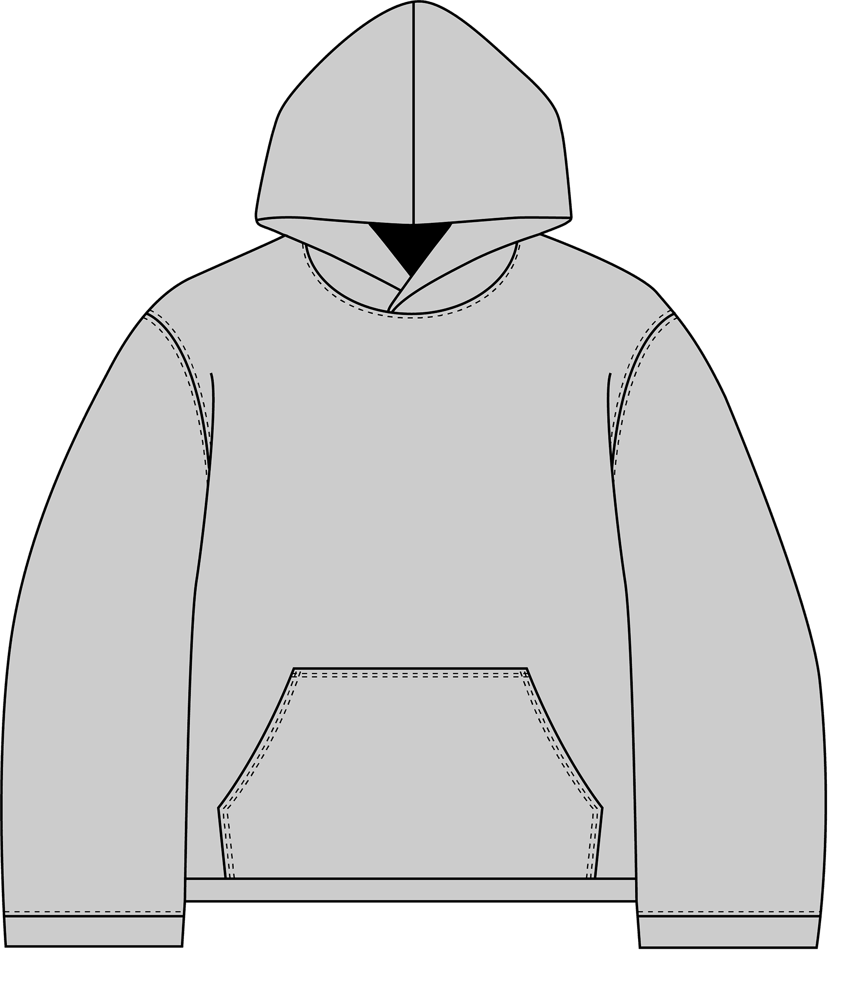 Оверсайз худі - перед