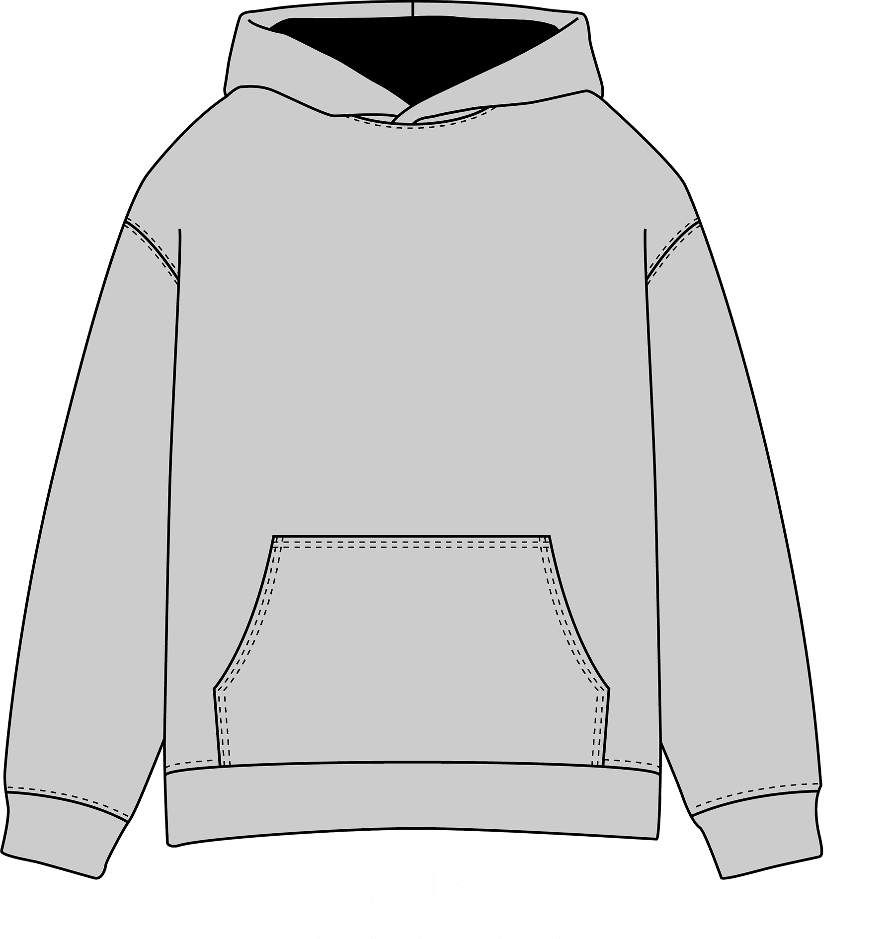 Базове худі - перед