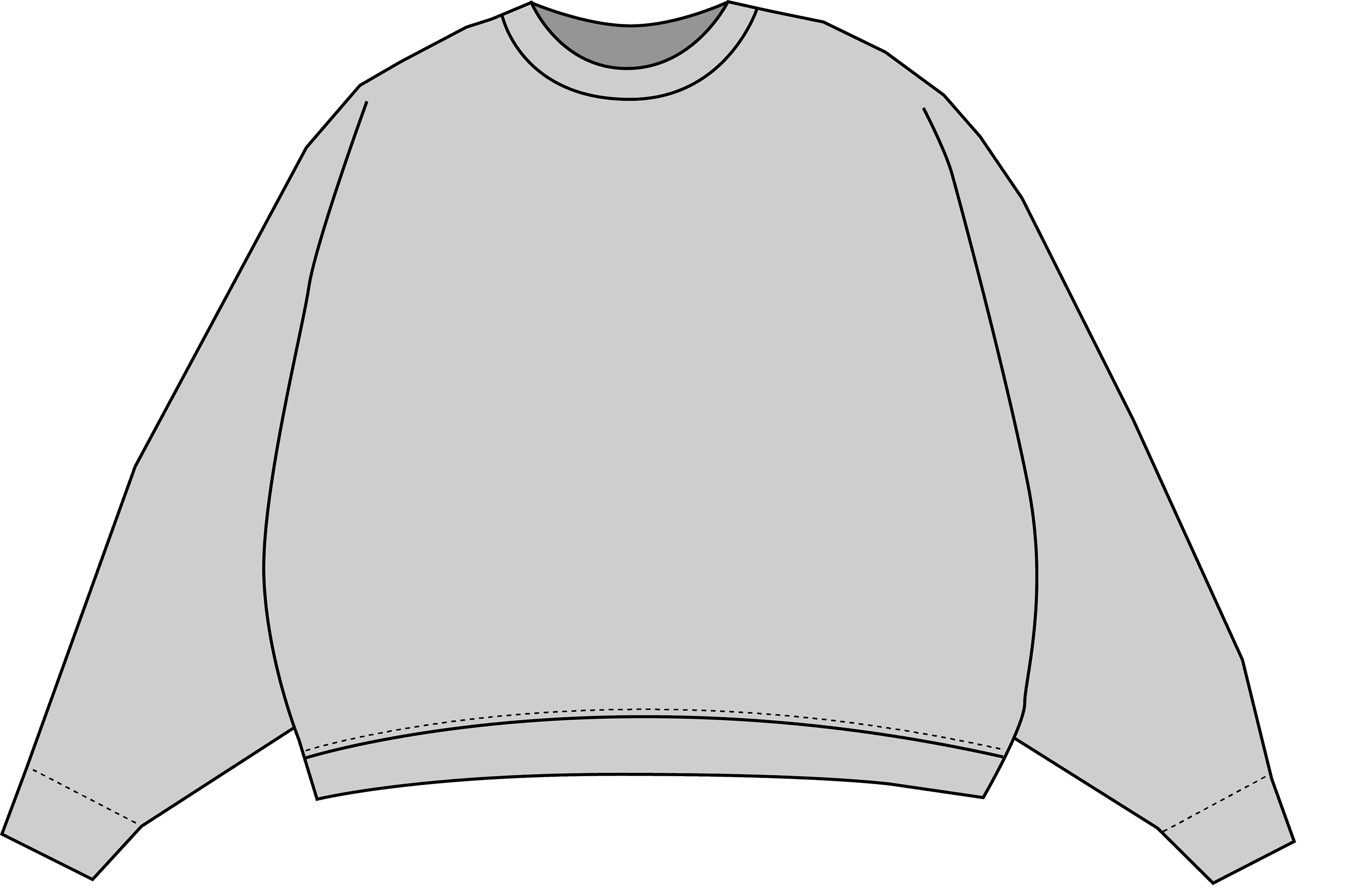 Класичний светр - перед