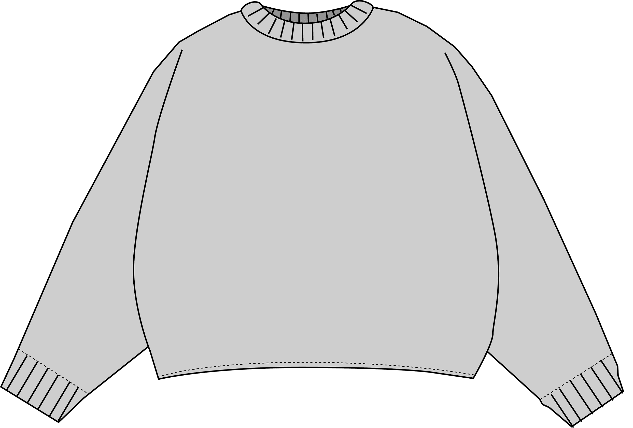 В'язаний светр - перед