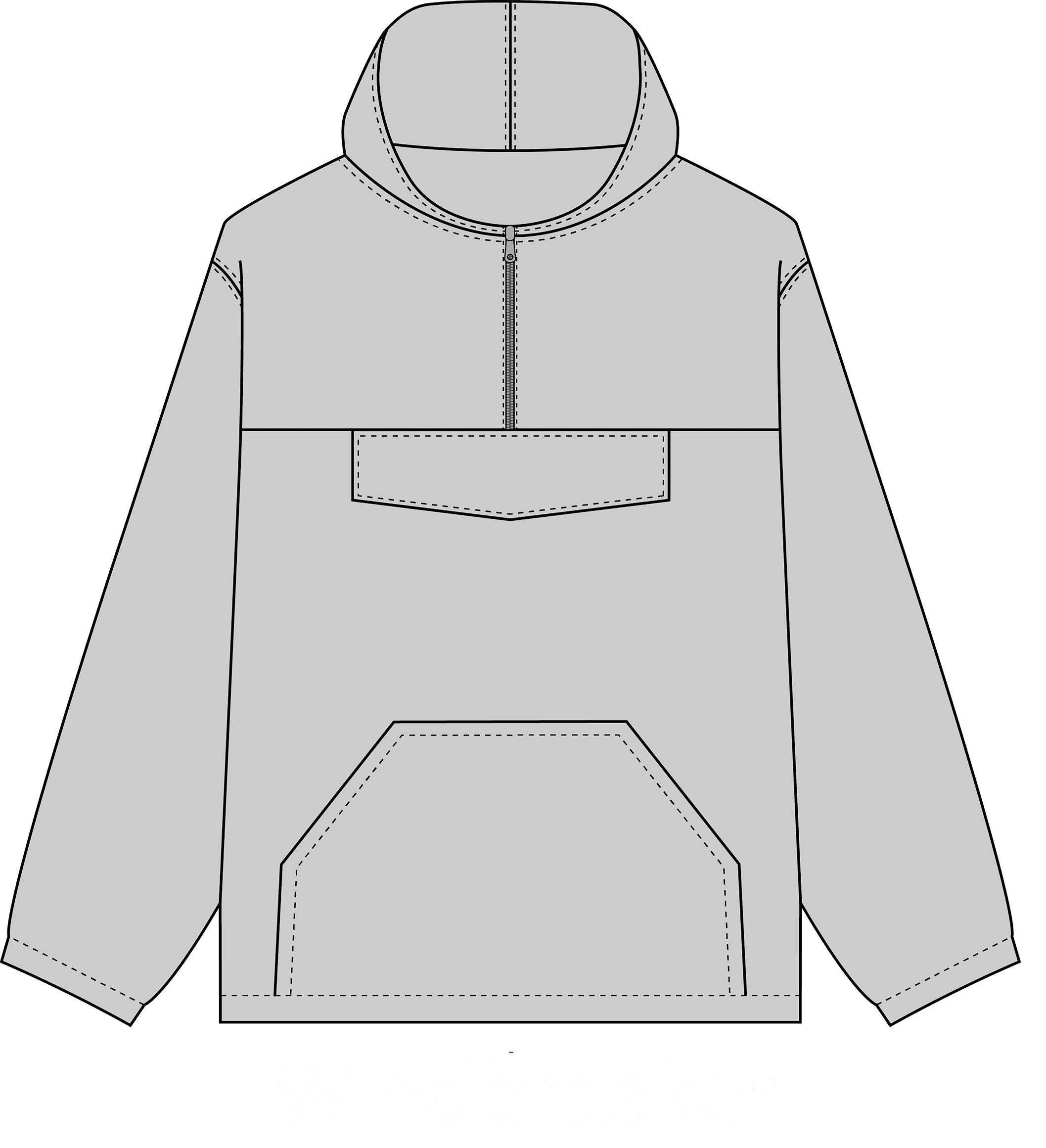 Легка вітрозахисна куртка - перед