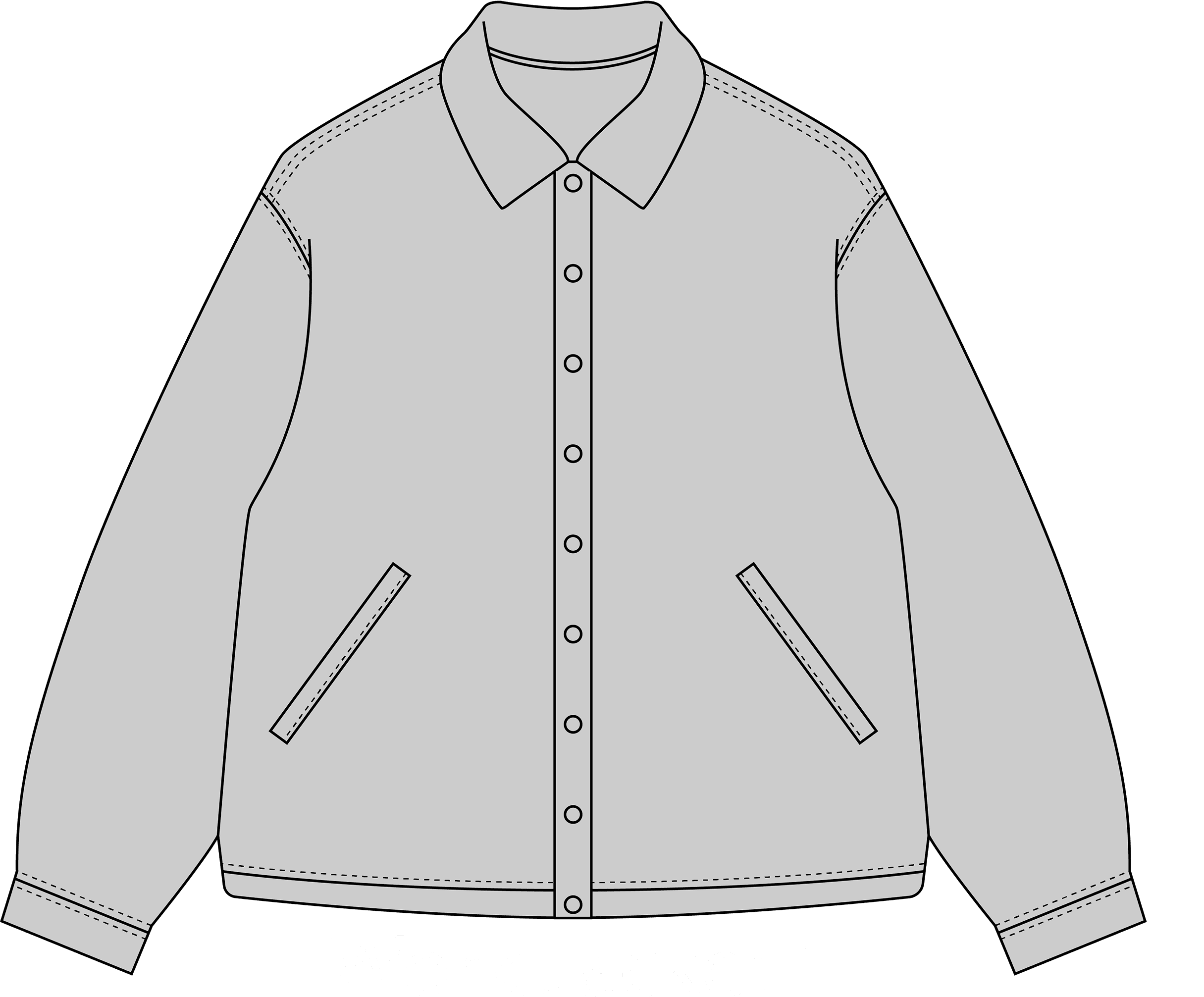 Міцна робоча куртка - перед